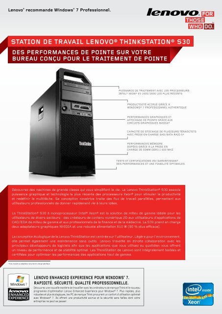 Ventilateur Pour Station De Travail Lenovo S30 Et D30 - Pièce D'occasion FRU 0A86517
