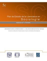 Sociología - Centro de Estudios Sociológicos - UNAM