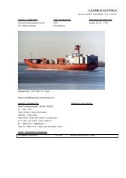 COLUMBUS AUSTRALIA - Cargo Vessels International