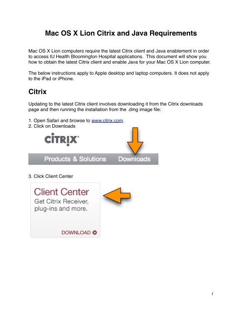 Citrix receiver client for mac download