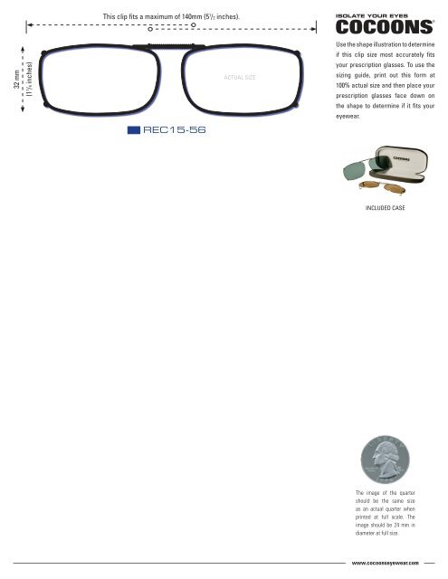 REC 15 Sizing Guide - OpticsPlanet.com