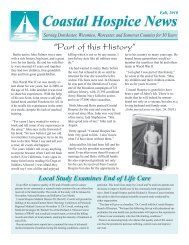 Coastal Hospice News