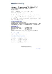 Serum CrossLaps® ELISA (CTX)