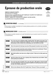 11/SCO-A2 exam* - Pour choisir un site