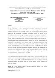 A physical way to assess the decrease of mineral capital through ...