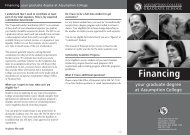 Download How to Finance Graduate School Brochure (PDF)