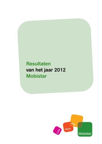 FY 2012 resultaten - Mobistar
