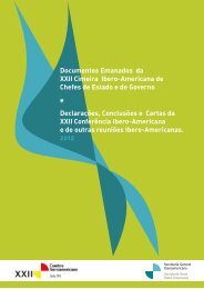 Documentos Emanados da XXII Cimeira Ibero-Americana ... - Segib