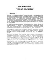 informe zonal Escuela Nº 2, Centro, Colonia - La Sociedad Civil en ...