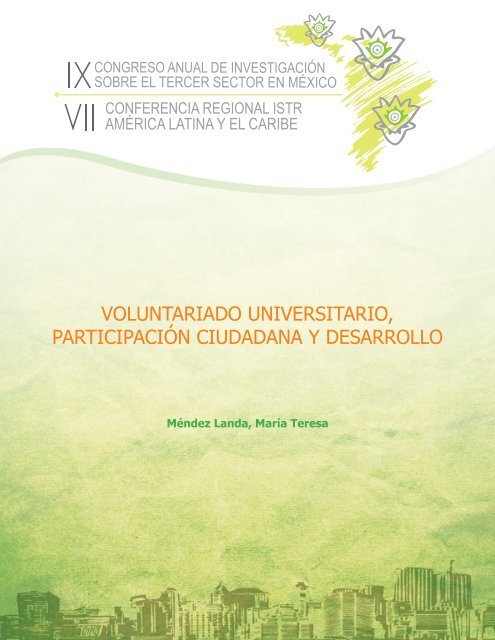 voluntariado universitario, participación ciudadana y desarrollo