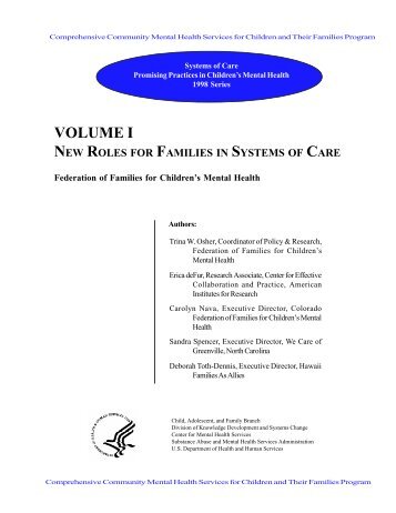 VOL 1 - Center for Effective Collaboration and Practice - American ...