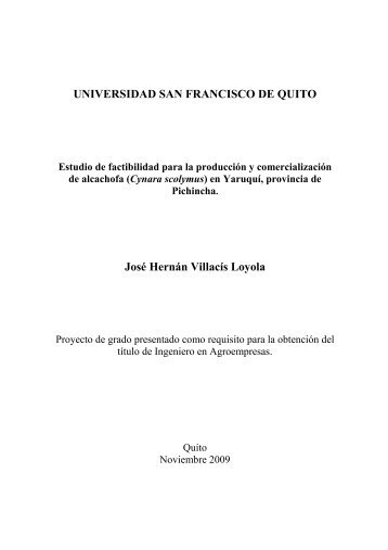 Hojas iniciales tesis - Repositorio Digital USFQ - Universidad San ...