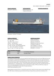 IMO No: 8808678 RORO-CARGO 1989 / 3998 GT OWNER ...