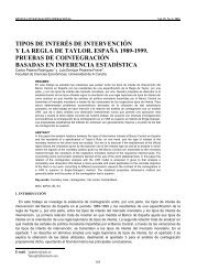 tipos de interés de intervención y la regla de taylor. españa 1989 ...