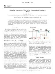 Inorganic Materials as Catalysts for Photochemical ... - UC Davis