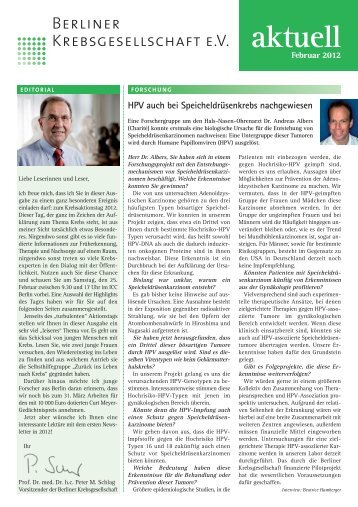Newsletter BKG Februar 2012 E1 - Berliner Krebsgesellschaft