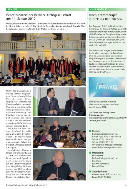 Newsletter BKG Februar 2012 E1 - Berliner Krebsgesellschaft