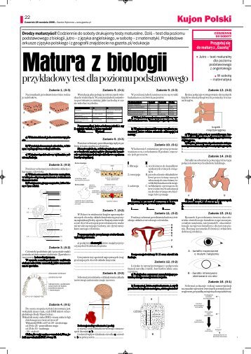 egzamin - biologia-1.qxd - Gazeta.pl