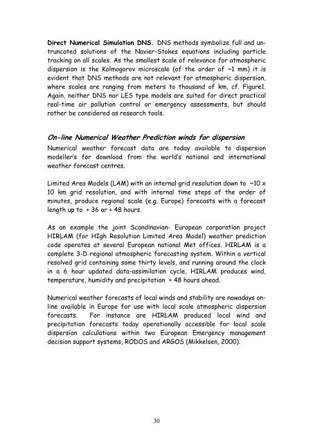 Modelling of Pollutant Transport in the Atmosphere - MANHAZ