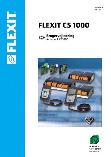 FLEXIT CS 1000 Brugervejledning - Øland Online