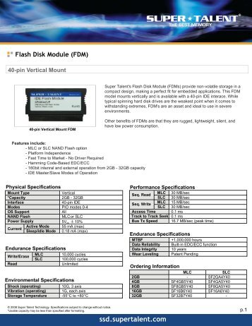 Flash Disk Module (FDM) - VB