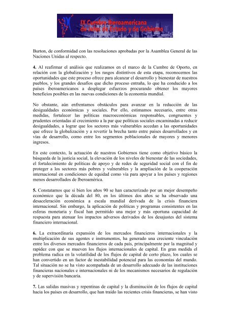 Declaración de La Habana - Segib