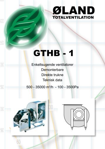 Tekniske data alle GTHB-1 - Øland Online