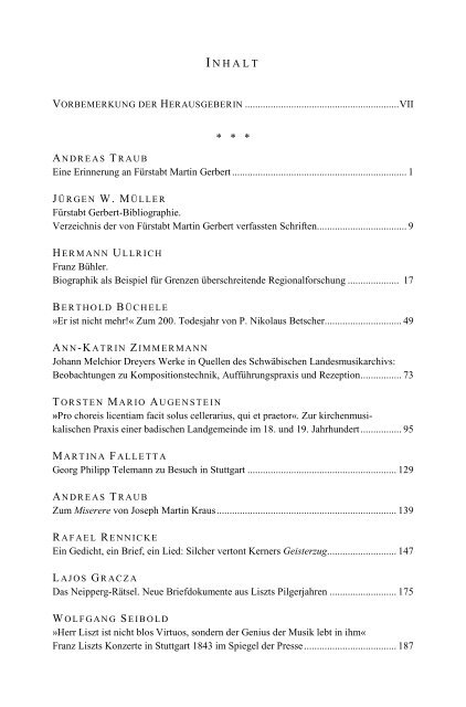 Inhaltsverzeichnis (PDF)