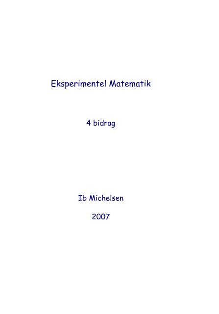 Eksperimentel Matematik