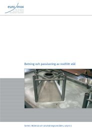 PDF: Betning och passivering av rostfritt stål - Euro Inox