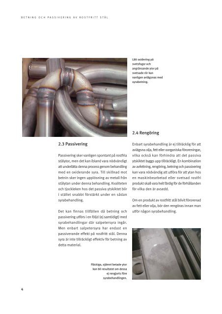 PDF: Betning och passivering av rostfritt stål - Euro Inox