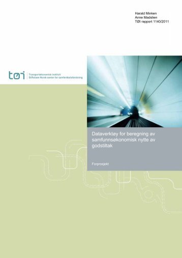 Hele rapporten - Transportøkonomisk institutt