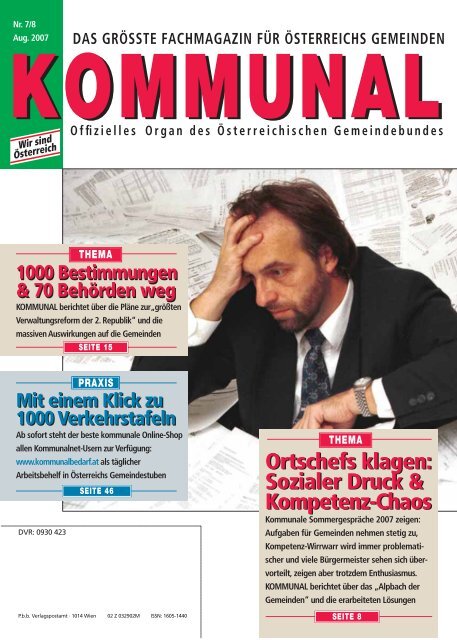 DAS GRÖSSTE FACHMAGAZIN FÜR ÖSTERREICHS GEMEINDEN