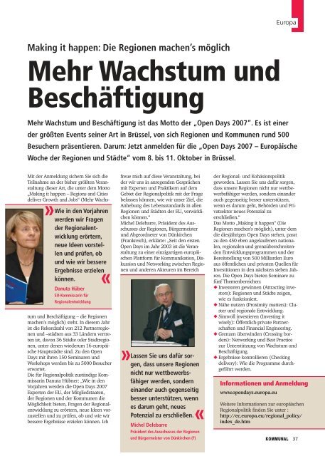 DAS GRÖSSTE FACHMAGAZIN FÜR ÖSTERREICHS GEMEINDEN