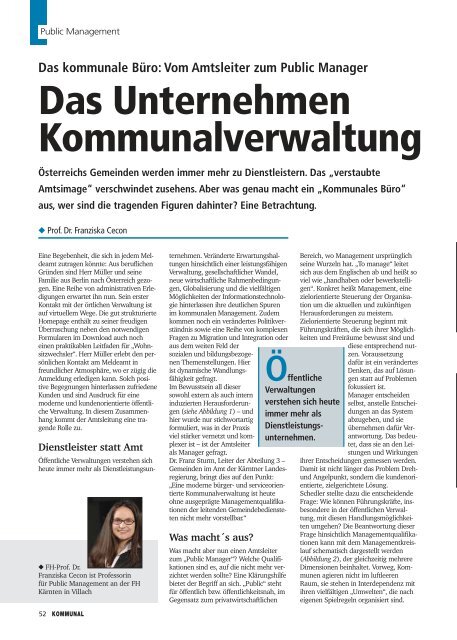 DAS GRÖSSTE FACHMAGAZIN FÜR ÖSTERREICHS GEMEINDEN