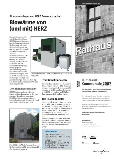 DAS GRÖSSTE FACHMAGAZIN FÜR ÖSTERREICHS GEMEINDEN