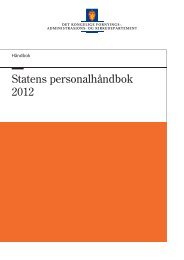 Statens personalhåndbok 2012 (pdf, 1,5 Mb) - Regjeringen.no
