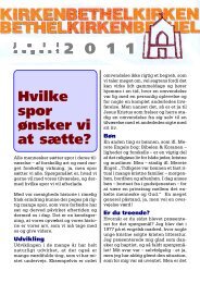 Hvilke spor ønsker vi at sætte? - Bethelkirken i Aalborg