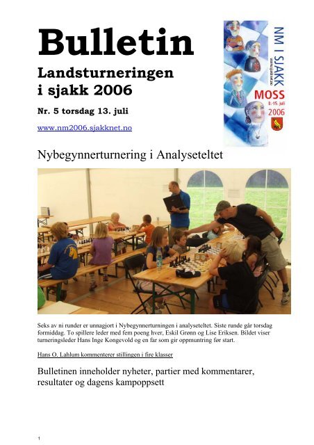 Landsturneringen i sjakk 2006 - Landsturneringen 2006