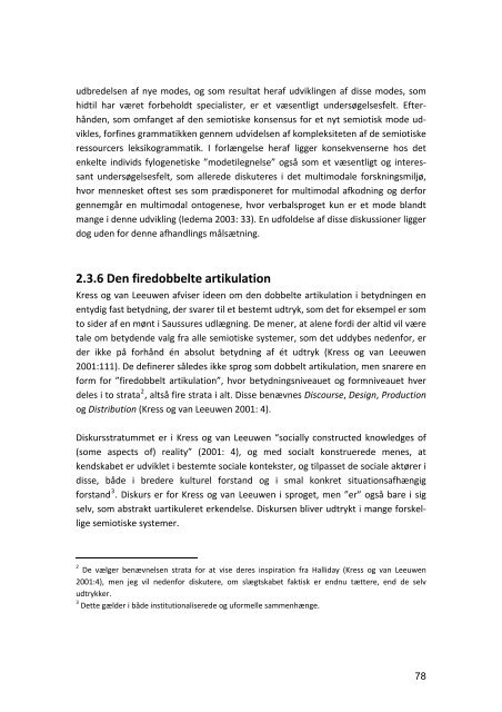 Multimodal Socialsemiotik & Levende Billeder