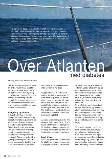 Medlemsbladet nr. 4 | August 2004 - Diabetes.dk