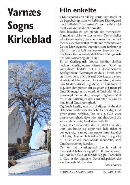 Kirkebladet februar 2013 - Varnæs Kirke