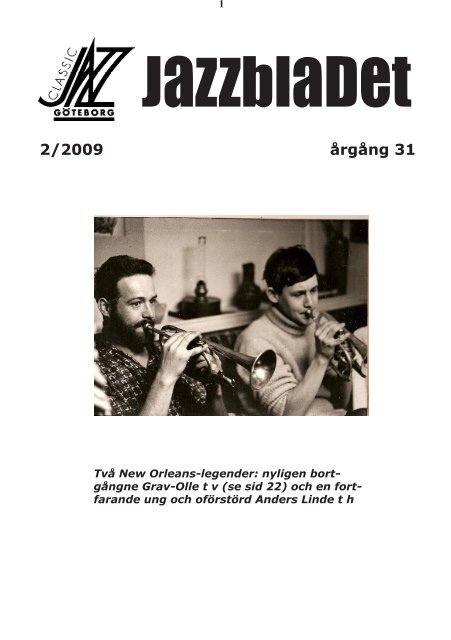 Jazzbladet nr 2/09 - Classic Jazz Göteborg