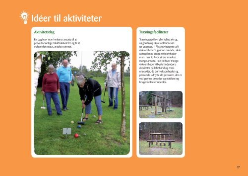 Idekatalog Friluftsliv i byens grønne områder - Friluftsrådet