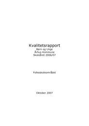 Kvalitetsrapport - Hovedrapport 06 07