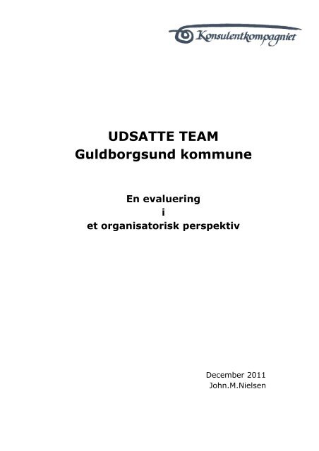 Endelig rapport - Rapport Endelig.pdf - Guldborgsund Kommune