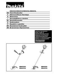 Download gebruiksaanwijzing - Makita