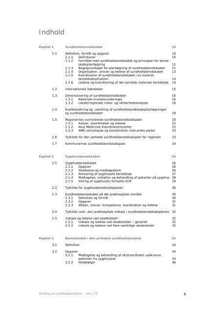 Håndbog om Sundhedsberedskab, 2007 - Nordhels