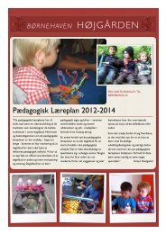 Pædagogiske Læreplan 2012-2014 - Gentofte Kommune