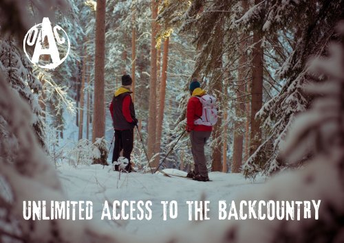 UNLIMITED ACCESS to the BACKCOUNTRY - Outdoor Action ...